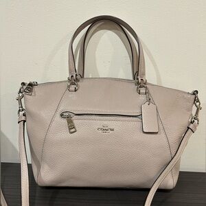 Coach prairie satchel with removable crossbody strap
Color light gray